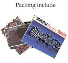 Zebra under Water is Wooden 1000 Piece Jigsaw Puzzle Toy For Adults and Kids