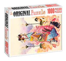 Golden Silk Maiden Wooden 1000 Piece Jigsaw Puzzle Toy For Adults and Kids