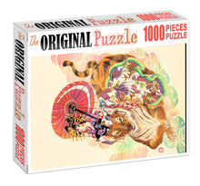 Goddess of Tiger Wooden 1000 Piece Jigsaw Puzzle Toy For Adults and Kids
