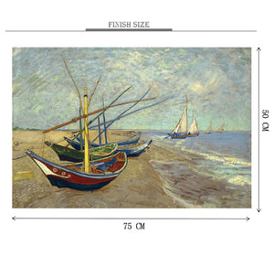 Boat for Sale is Wooden 1000 Piece Jigsaw Puzzle Toy For Adults and Kids