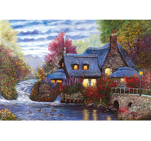 Village Apartment is Wooden 1000 Piece Jigsaw Puzzle Toy For Adults and Kids