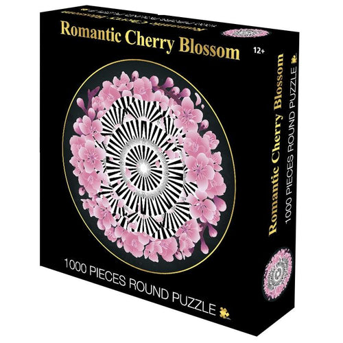 Romantic Cherry Blossom Wooden 1000 Piece Jigsaw Puzzle Toy For Adults and Kids