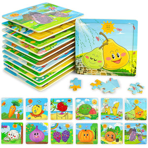 Animals Print Easy Wooden Jigsaw Puzzles