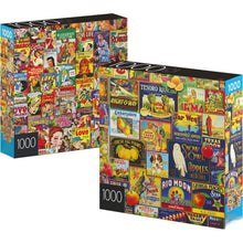 2-Pack 1000-Piece Jigsaw Puzzles