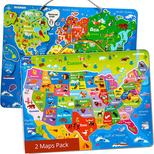 Educational World Map Puzzle For Adults