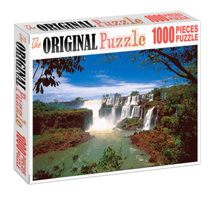 Nigeria Waterfall is Wooden 1000 Piece Jigsaw Puzzle Toy For Adults and Kids