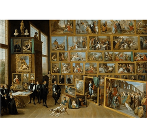 Large Painting Exhibition Wooden 1000 Piece Jigsaw Puzzle Toy For Adults and Kids