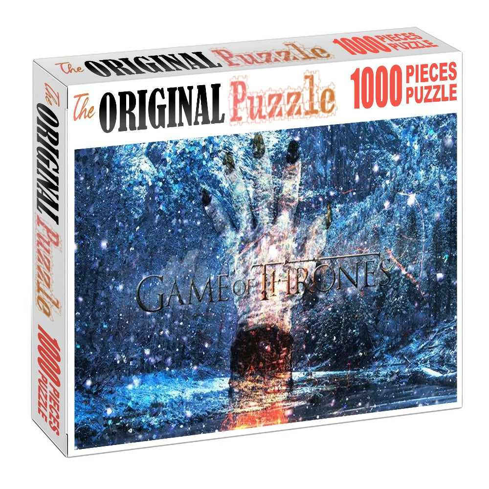 Rise of the White Walker Wooden 1000 Piece Jigsaw Puzzle Toy For Adults and Kids