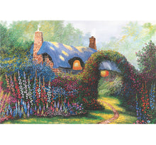Garden of Country House Wooden 1000 Piece Jigsaw Puzzle Toy For Adults and Kids