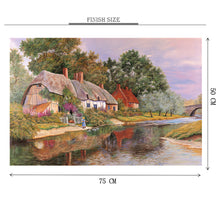 Feeding Ducks is Wooden 1000 Piece Jigsaw Puzzle Toy For Adults and Kids