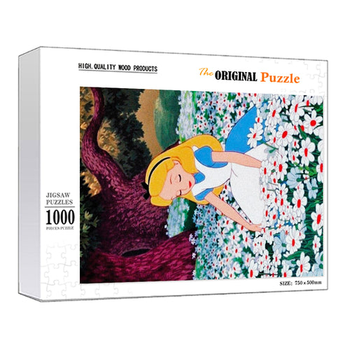 Alice In Wonderland Wooden 1000 Piece Jigsaw Puzzle Toy For Adults and Kids