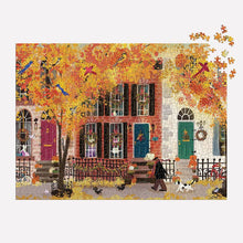 Autumn In The Neighborhood Jigsaw Puzzle
