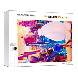 Big Hero Wooden 1000 Piece Jigsaw Puzzle Toy For Adults and Kids