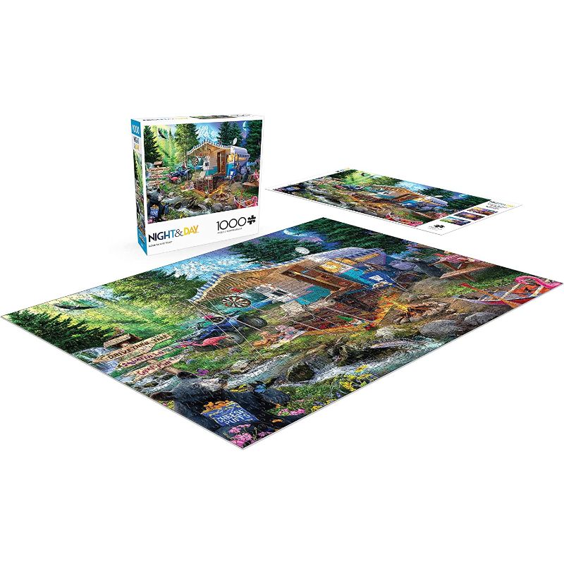 Night & Day 1000 Piece Fun Jigsaw Puzzle