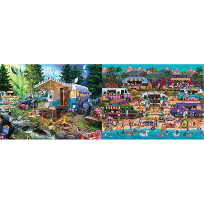 Night & Day 1000 Piece Fun Jigsaw Puzzle