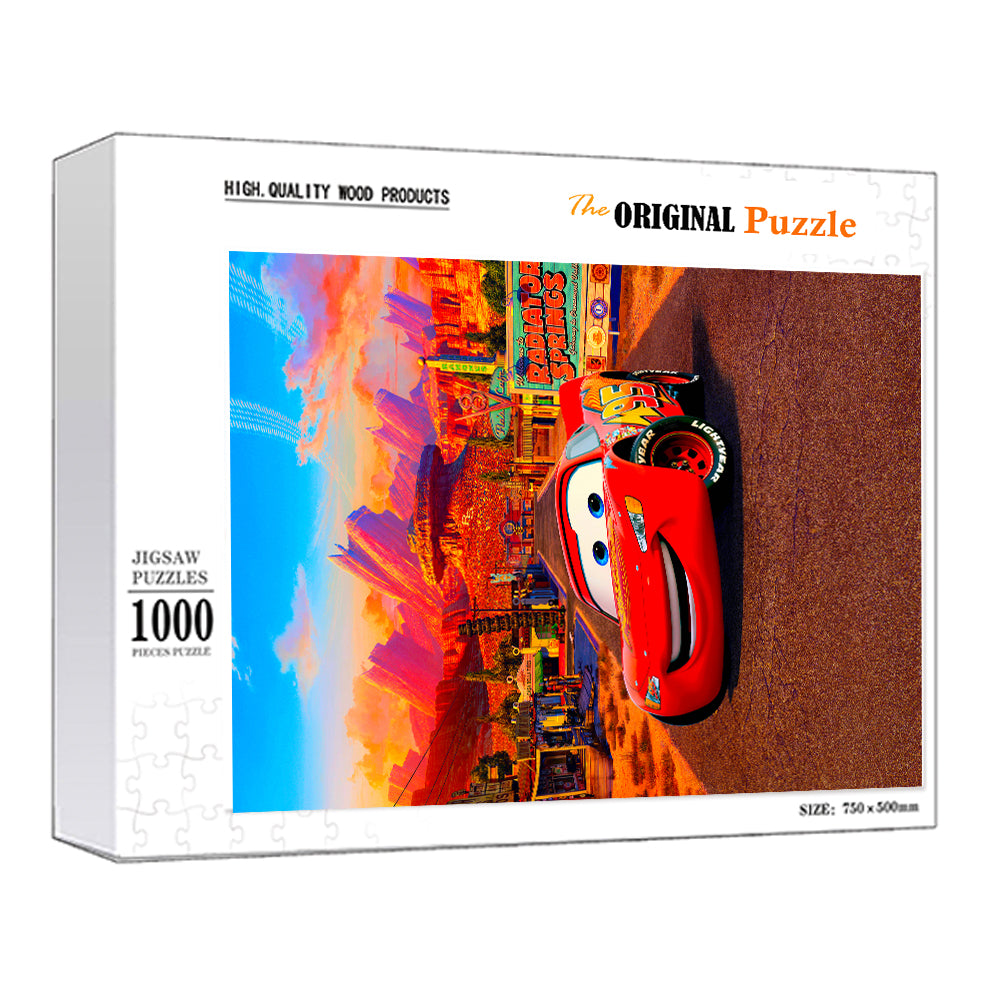 Cars Wooden 1000 Piece Jigsaw Puzzle Toy For Adults and Kids