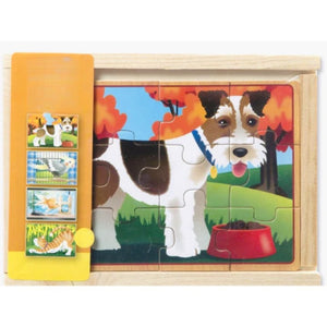 4-in-1 Wooden Jigsaw Puzzles