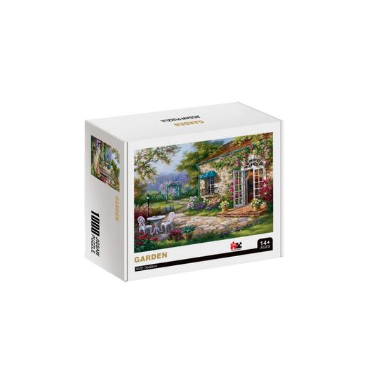 Garden Wooden 1000 Piece Jigsaw Puzzle Toy For Adults and Kids