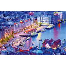 City Port Wooden 1000 Piece Jigsaw Puzzle Toy For Adults and Kids