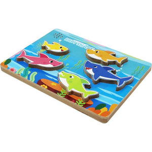 Baby Shark Chunky Musical Wood Sound Puzzle