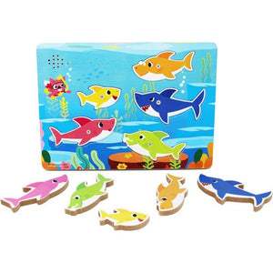 Baby Shark Chunky Musical Wood Sound Puzzle