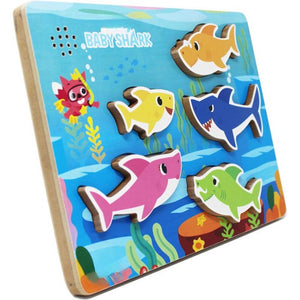 Baby Shark Chunky Musical Wood Sound Puzzle