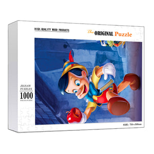 Pinocchio Wooden 1000 Piece Jigsaw Puzzle Toy For Adults and Kids