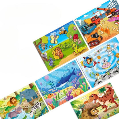 24 Piece Educational Puzzles For Toddler Children
