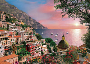 Positamo Amalfi Coast Wooden 1000 Piece Jigsaw Puzzle Toy For Adults and Kids