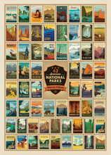 62 National Park Wooden 1000 Piece Jigsaw Puzzle Toy For Adults and Kids