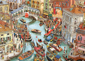 Venice Painting Wooden 1000 Piece Jigsaw Puzzle Toy For Adults and Kids
