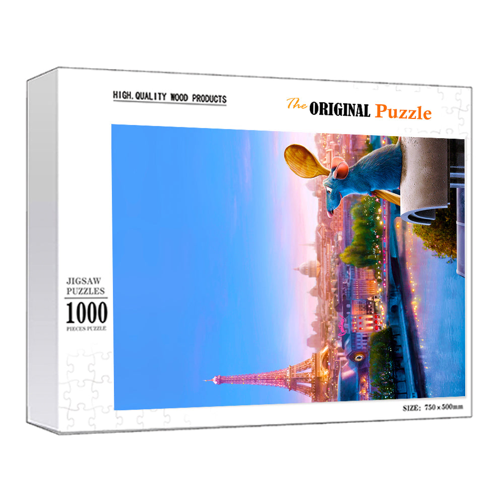 Ratatouille Wooden 1000 Piece Jigsaw Puzzle Toy For Adults and Kids