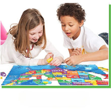 50 States With Capitals Map Puzzle