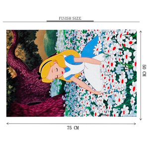 Alice In Wonderland Wooden 1000 Piece Jigsaw Puzzle Toy For Adults and Kids