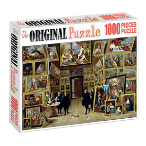 Art Gallery Wooden 1000 Piece Jigsaw Puzzle Toy For Adults and Kids