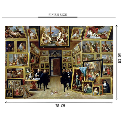 Art Gallery Wooden 1000 Piece Jigsaw Puzzle Toy For Adults and Kids