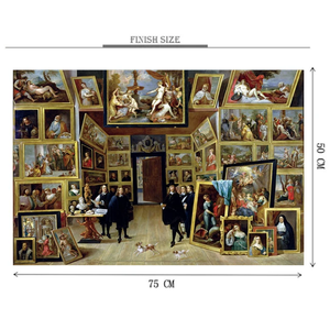 Art Gallery Wooden 1000 Piece Jigsaw Puzzle Toy For Adults and Kids
