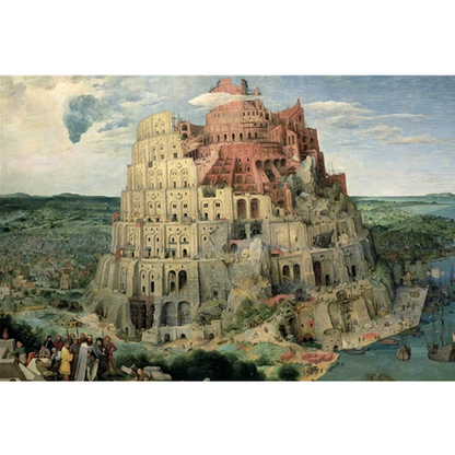 Tower Of Babel Wooden 1000 Piece Jigsaw Puzzle Toy For Adults and Kids