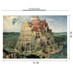 Tower Of Babel Wooden 1000 Piece Jigsaw Puzzle Toy For Adults and Kids