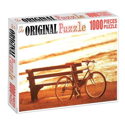 Sunset Bike 1000 Piece Jigsaw Puzzle Toy For Adults and Kids