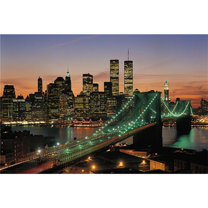 Sunset In New York City Wooden 1000 Piece Jigsaw Puzzle Toy For Adults and Kids