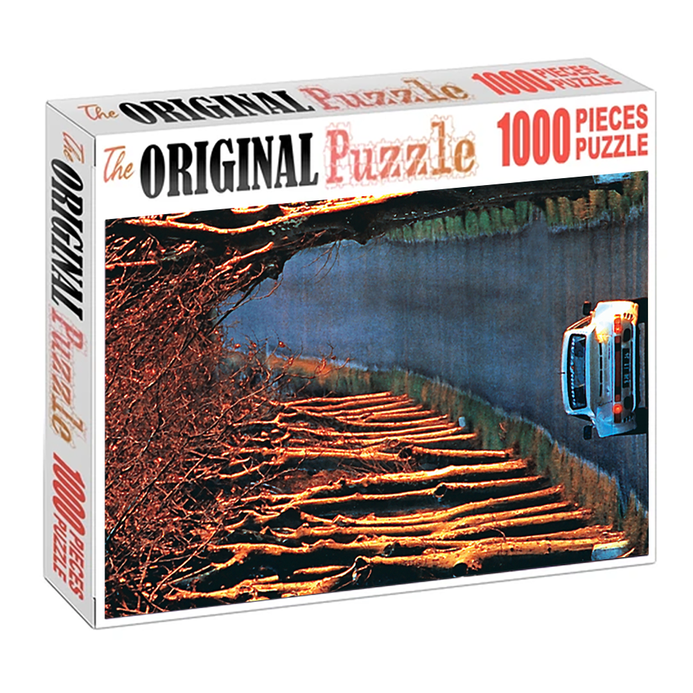 Lonely Car 1000 Piece Jigsaw Puzzle Toy For Adults and Kids
