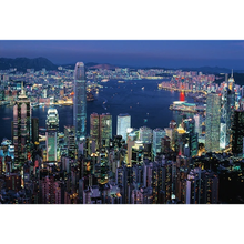 View Of Hong Kong At Night Wooden 1000 Piece Jigsaw Puzzle Toy For Adults and Kids