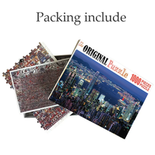 View Of Hong Kong At Night Wooden 1000 Piece Jigsaw Puzzle Toy For Adults and Kids