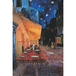 Cafe Terrace At Night Wooden 1000 Piece Jigsaw Puzzle Toy For Adults and Kids