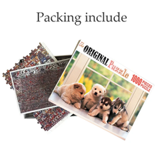 Little Puppies Wooden 1000 Piece Jigsaw Puzzle Toy For Adults and Kids