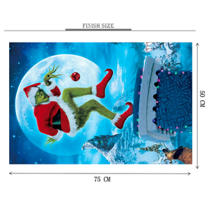 Grinch Wooden 1000 Piece Jigsaw Puzzle Toy For Adults and Kids