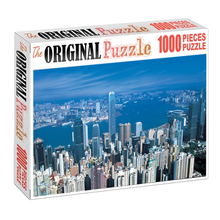 The City Of Hong Kong Wooden 1000 Piece Jigsaw Puzzle Toy For Adults and Kids