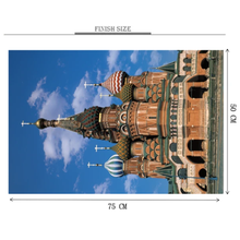 St. Basil's Cathedral Wooden 1000 Piece Jigsaw Puzzle Toy For Adults and Kids