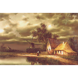 Evening Lakefront 1000 Piece Jigsaw Puzzle Toy For Adults and Kids